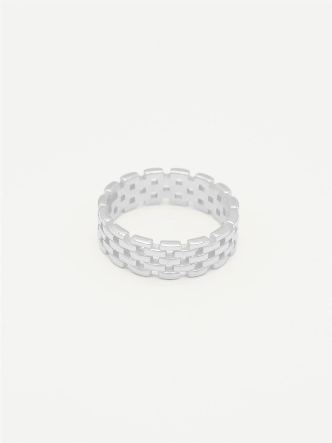 AVENUE LINK RING SILVER